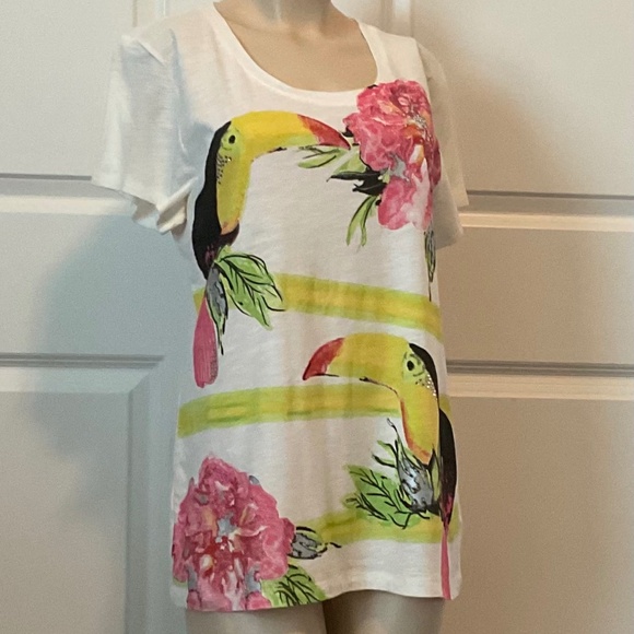 Style & Company Sport Touchan Embellished T-shirt - Picture 1 of 7